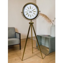 Nikaa Shop Aura Gold Tripod Ayaklı Dekoratif Saat