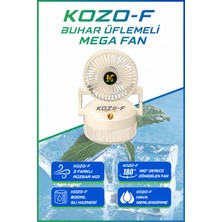 Buhar Üflemeli Mega Masaüstü Fan Taşınabilir Şarj Edilebilir Soğutucu Su Üfleme Işıklı Güçlü Fan