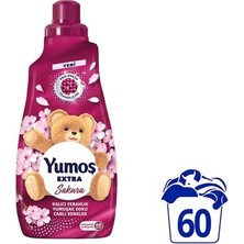 TeknoKapsül Yumoş Extra Konsantre Çamaşır Yumuşatıcı SAKURA1440 ml 60