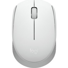 TeknoKapsül Logitech M171 USB Alıcılı Kablosuz Kompakt Beyaz Mouse -