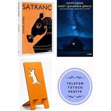 İndigo Kitap Satranç - Stefan Zweig + Kuzey Işıklarının Şarkısı + Telefon Tutucu