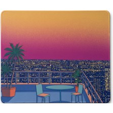 ORYN Night Drive / Skyline Edition | 40x30cm Gaming Mousepad - (3mm Kalınlık)