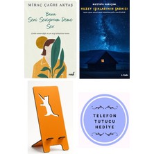 İndigo Kitap Bana Seni Seviyorum Deme Sev - Miraç Çağrı Aktaş + Kuzey Işıklarının Şarkısı + Telefon Tutucu