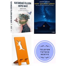 İndigo Kitap Kafamdaki Fillerin Hepsi Mavi - Murat Gülen + Kuzey Işıklarının Şarkısı + Telefon Tutucu