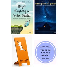 İndigo Kitap Hayat Kaybettiğin Yerden Başlar - Miraç Çağrı Aktaş + Kuzey Işıklarının Şarkısı + Telefon Tutucu