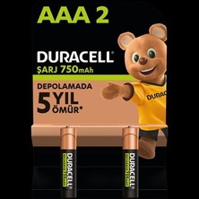 TeknoKapsül Duracell Şarj Edilebilir Aaa Ince Pil 750