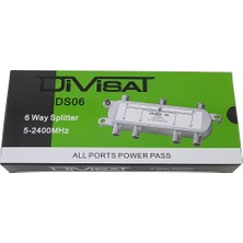 Divisat 1 Giriş 6 Çıkış 1/6 Splitter