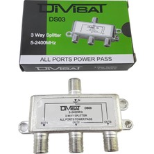 Divisat 1 Giriş 3 Çıkış 1/3 Splitter 5-2400