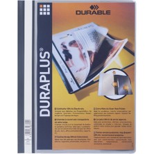 Durable Duraplus Cepli Telli Dosya Dosyalama Aparatlı Gri