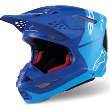 Alpinestars Supertech M10 Flood Off-Road Kaskı Mavi