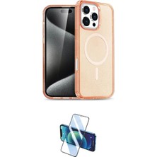 Marsilyan™- iPhone 16 Pro Max Kılıf Nova Asil Prime - Siyah 3D Antistatik Cam Ekran Koruyucu