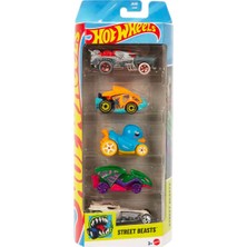 Hot  Wheels 5'li Araba Seti  - JBJ90 Street Beasts