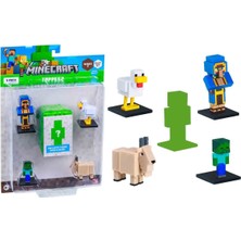 Minecraft 3D Toppeez 5’li Figür Seti - Keçi'li Set