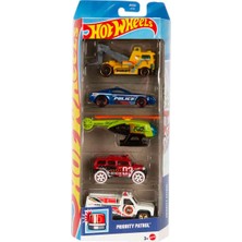 Hot  Wheels 5'li Araba Seti  - JKG09 Priority Patrol