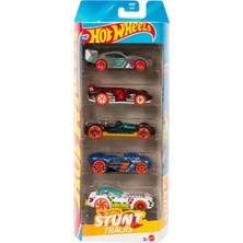 Hot  Wheels 5'li Araba Seti  - JKG07 Stunt Tracks