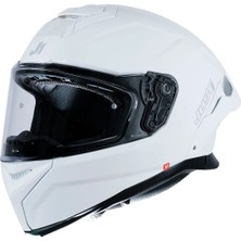 Just1 J-Str Kapalı Motosiklet Kaskı Beyaz