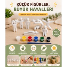 Meccha Chameleon Boyama Seti %100 Doğal, N71 Sertifikalı 7 Çeşit (6 Boya + Fırça Hediyeli)
