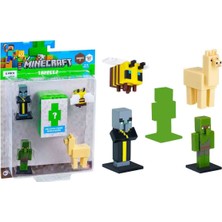 Minecraft 3D Toppeez 5’li Figür Seti - Lama'lı Set