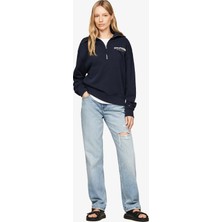 Tommy Hilfiger Kadın Mavi Pantolon