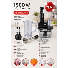 1.5 Lt Cam Hazneli Premium Blender Seti 1500W, Tefalin En Güçlüsü, Turbo Fonksiyon, Buz Kırma