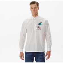 Scotch & Soda Scotch&soda Erkek Beyaz Gömlek