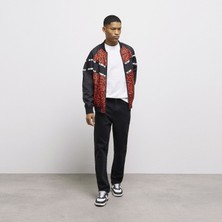 The Kooples Erkek Renk Bloklu Baskılı Siyah Ceket