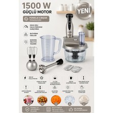 1.5 Lt Cam Hazneli Premium Blender Seti 1500W, Tefalin En Güçlüsü, Turbo Fonksiyon, Buz Kırma