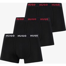 Hugo Trunk Triplet Pack Erkek Siyah Boxer