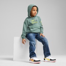 Puma Hot Wheels Graphic Çocuk Siyah Sweatshirt