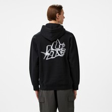 Huf Glow Pullover Erkek Siyah Sweatshirt