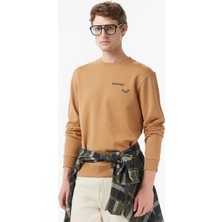 Scotch & Soda Scotch&soda Front Back Artwork Erkek Bej Sweatshirt