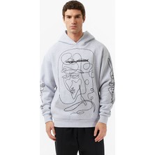 The Hundreds Live In Chaos Erkek Gri Sweatshirt