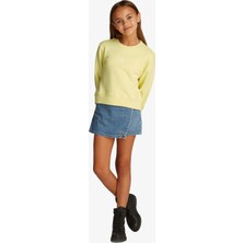 Calvin Klein Logo Çocuk Sarı Sweatshirt