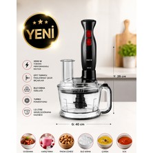 Karaca Pro Multimax 6 In 1 Çok Amaçlı Mutfak Robotu/blender Seti Black 2000 W