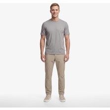 Nautica Erkek Bej Slim Fit Su Itici Pantolon