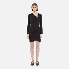 The Kooples Kadın Fermuarlı Siyah Elbise