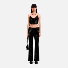 The Kooples Kadın Siyah Payetli Bluz