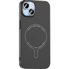 Cepustik Telefon Aksesuarları iPhone 14 / Iphone 13 Kılıf M-Safe Şarj Özellikli Kamera Korumalı Elio Sert Pc Kılıf