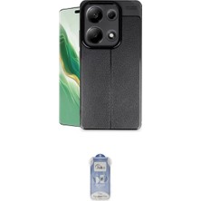 Marsilyan™- Redmi Note 13 Pro 4g Kılıf Doruk Klasik Özel Seri - Siyah Joko Magic 5d Cam