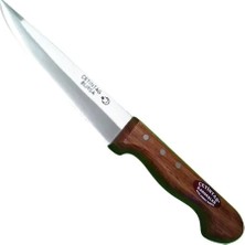 Armüz Bursa Kurban ve Kasap Bıçağı No:0, 12 Cm, Ahşap Gül Sap