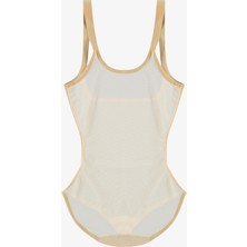 Wolford Tulle Forming Kadın Kahverengi Body