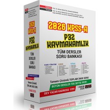 Savaş Yayınevi Kpss A P32 Kaymakamlık Tüm Dersler Soru Bankası Savaş Yayınları 2026