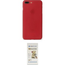 Marsilyan™- iPhone 8 Plus Kılıf Yadigar Yansıma Serisi - Beyaz Mat Seramik Nano Ekran Koruyucu