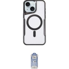 Marsilyan™- iPhone 15 Plus Kılıf Yadigar Klasik Özel Seri - Siyah Joko Magic 5d Cam