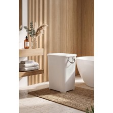 Citim Kirli Çamaşır Sepeti 40 Litre 48X34,5X40 cm Beyaz