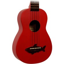Kala Makala Shark Soprano Ukulele (Kırmızı)