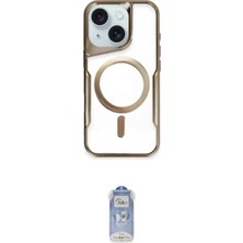 Marsilyan™- iPhone 15 Plus Kılıf Yadigar Klasik Özel Seri - Siyah Joko Magic 5d Cam