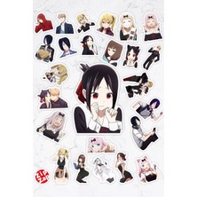 Zipzap Kaguya Sama Love Is War Anime Telefon Laptop Yapışkanlı Folyo Sticker Paketi (25 Adet)