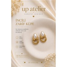 Up Atelier Inci Taşlı Gold Vintage Küpe