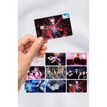 Zipzap Jujutsu Kaisen Kart Kaplama Sticker 8 Adet